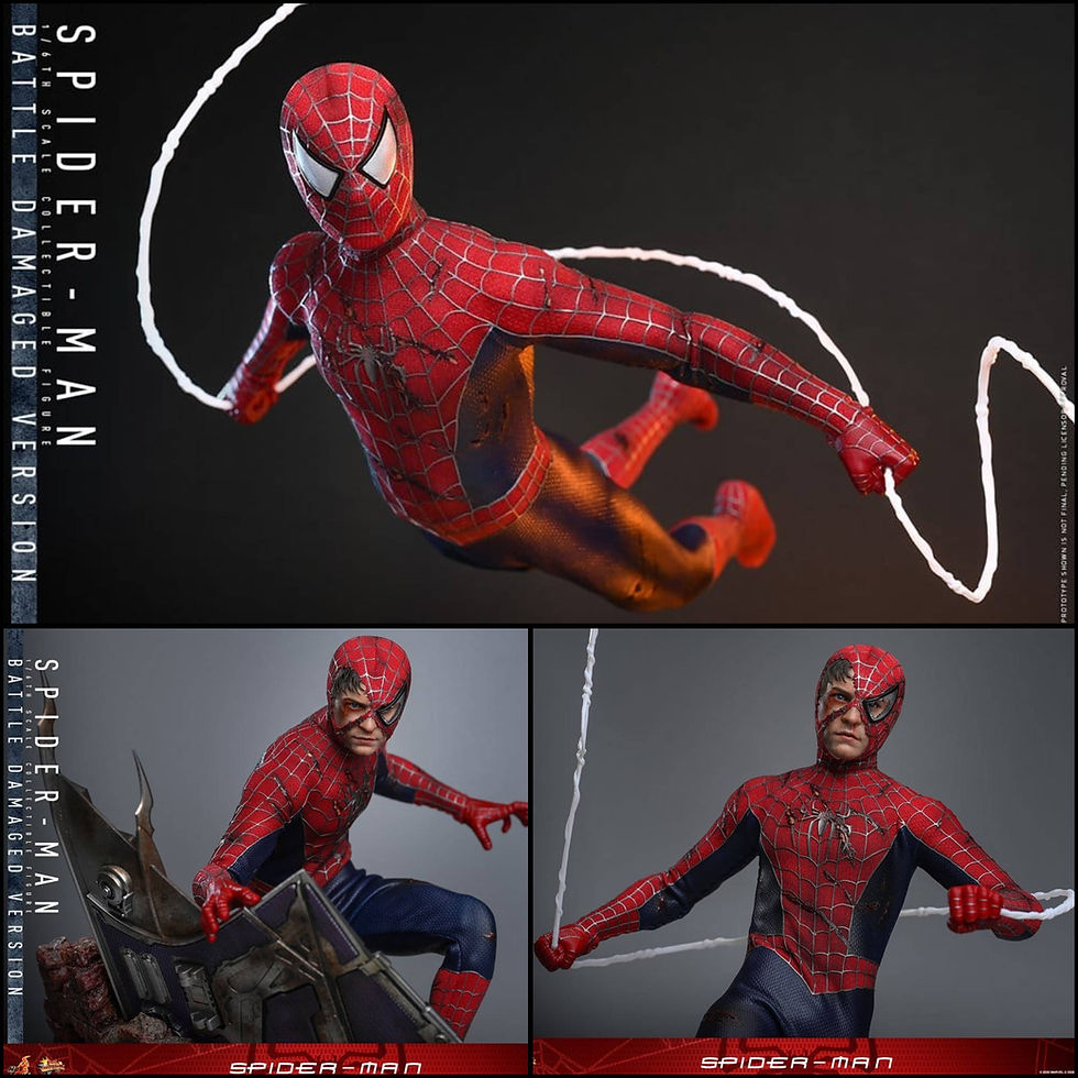Miniatura: Spider-Man Movie Masterpiece Figure 1/6 Spider-Man (Battle Damaged Version) 30cm