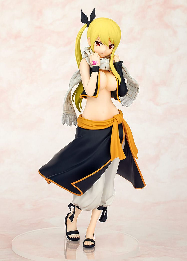 Miniatura: Fairy Tail Pop Up Parade PVC Statue Lucy Heartfilia Natsu Costume Ver. L Size 22