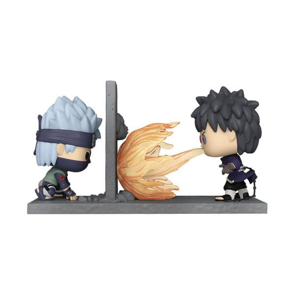 Naruto POP! Moment Vinyl Figures Kakashi Vs Obito 9 cm (1618)