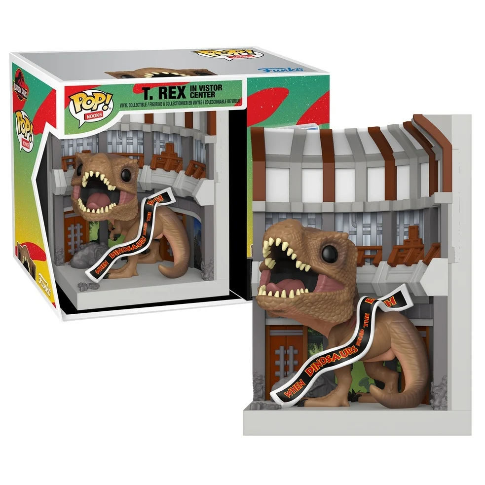 Jurassic Park POP! Nooks Vinyl Diorama Visitor's Center 16 cm