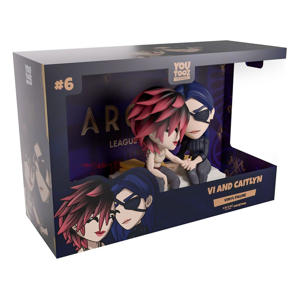 Miniatura: Arcane Vinyl Figures 2-Pack Vi & Caitlyn 11 cm