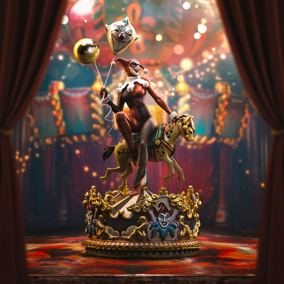 Miniatura: DC Comics Art Scale Statue 1/10 Harley Quinn Unleashed 30 cm