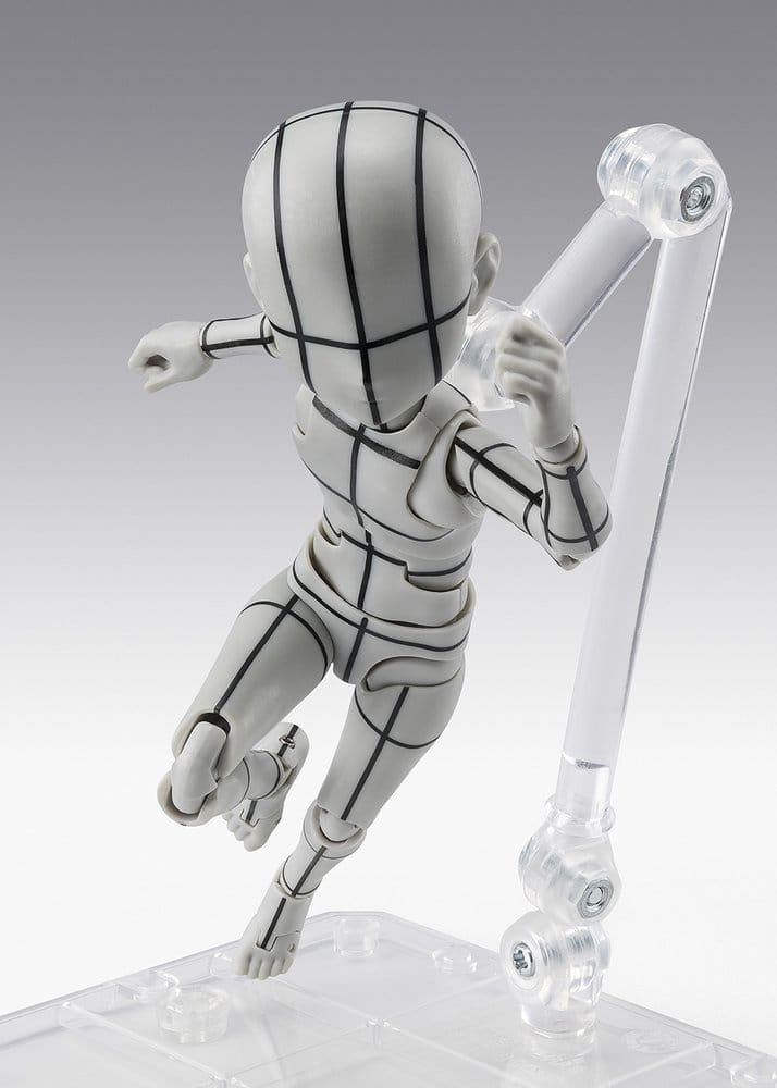 Miniatura: S.H.Figuarts Action Figure Body-Kun Ken Sugimori Edition Wireframe (Gray Color)
