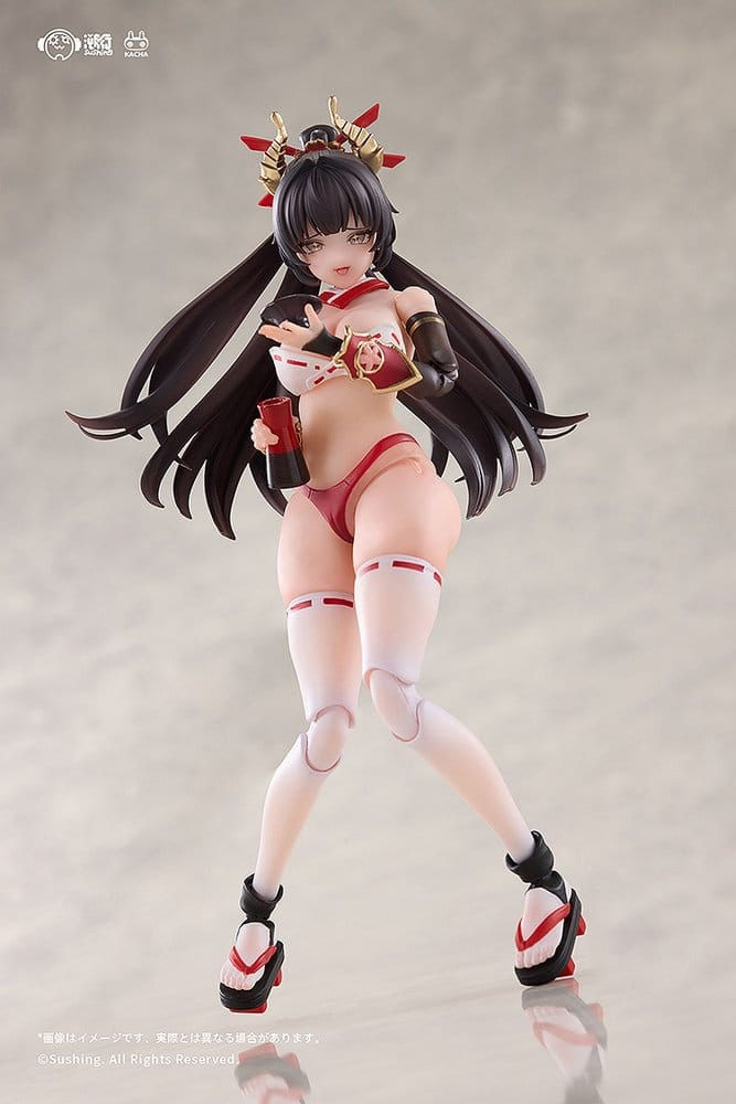 Miniatura: Combat Priestess Action Figure 1/12 Sakura Uefuji 15 cm