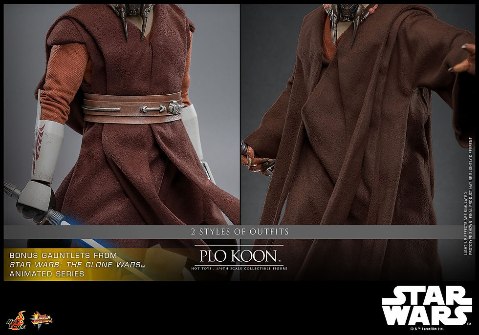Miniatura: Star Wars Movie Masterpiece Action Figure 1/6 Plo Koon 31 cm