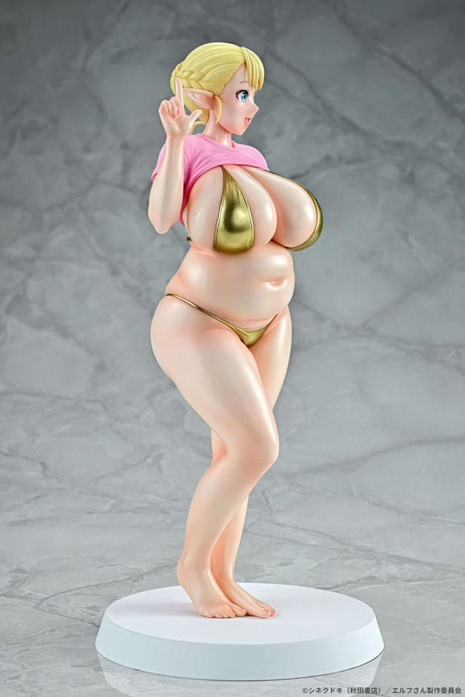 Miniatura: Plus-Sized Elf PVC Statue 1/7 Elfuda Gold Ver. 26 cm