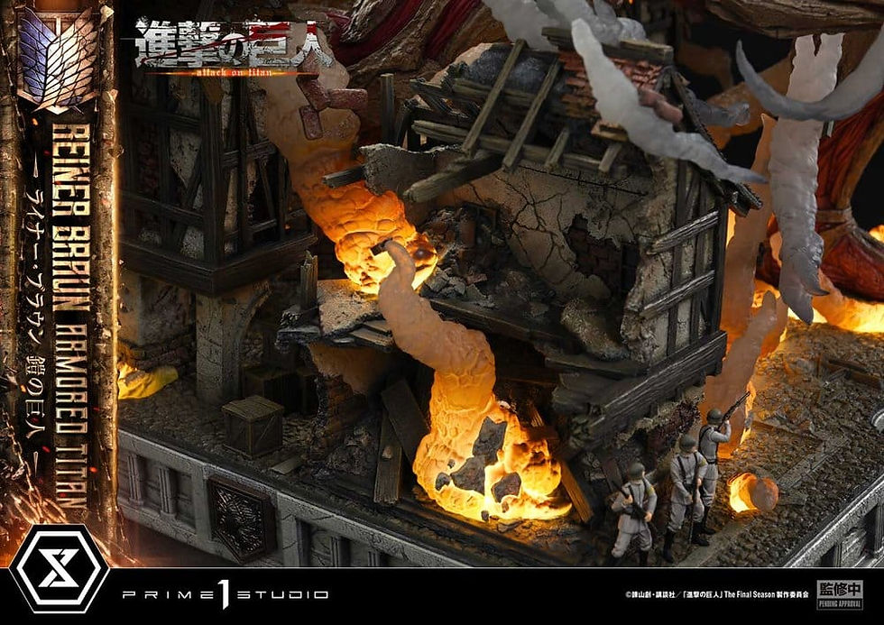 Miniatura: Attack on Titan Ultimat Diorama Masterlin Statue Reiner Braun Armored Titan 75cm