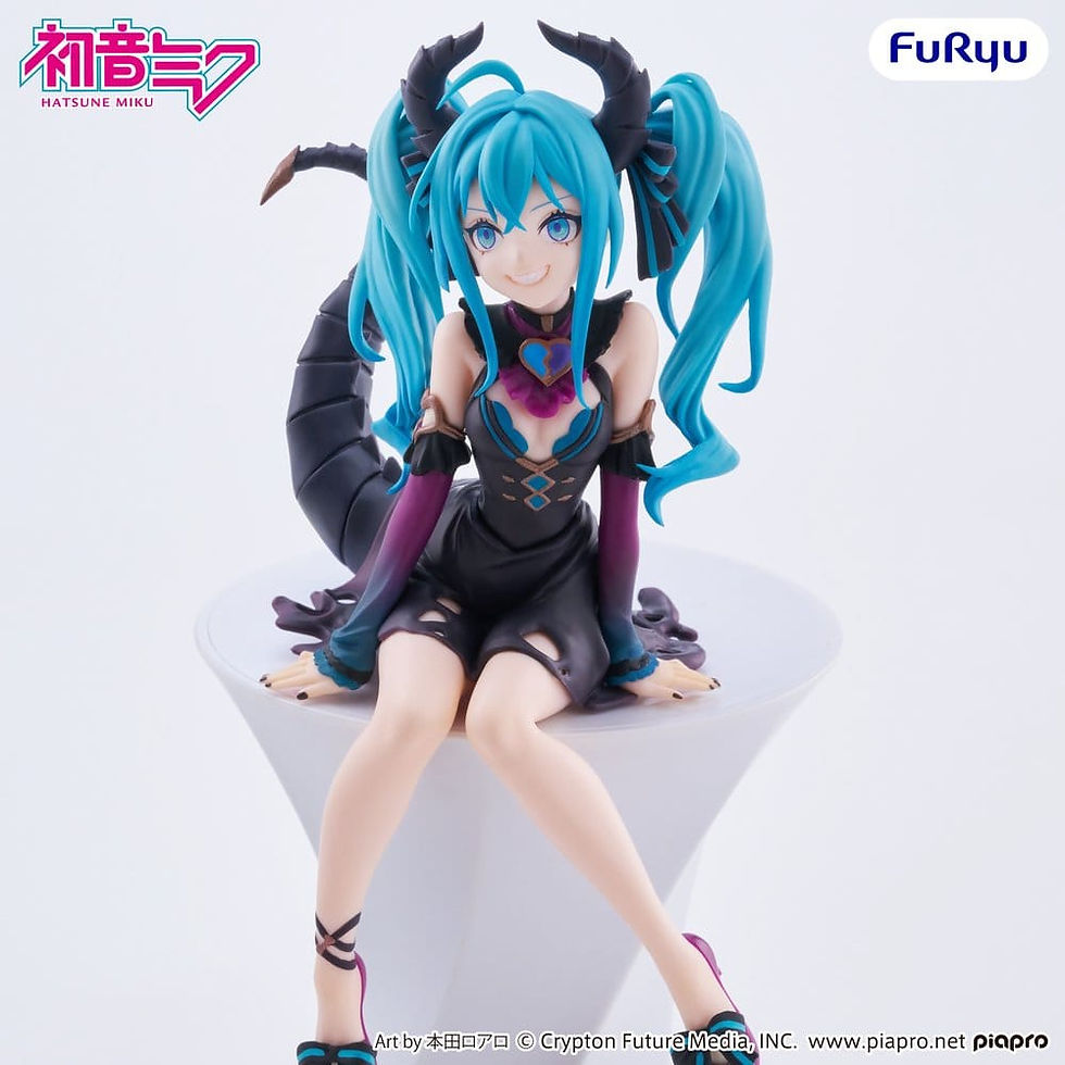 Miniatura: Hatsune Miku Noodle Stopper PVC Figure Hatsune Miku Villain Ver. 16 cm