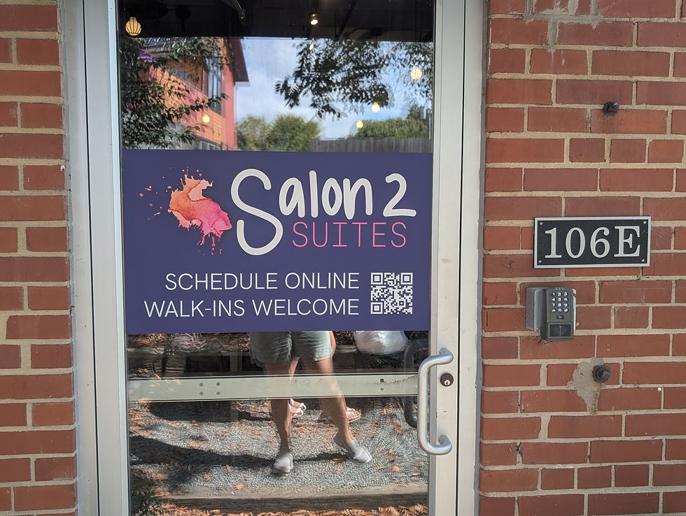 Digitally printed exterior vinyl decal