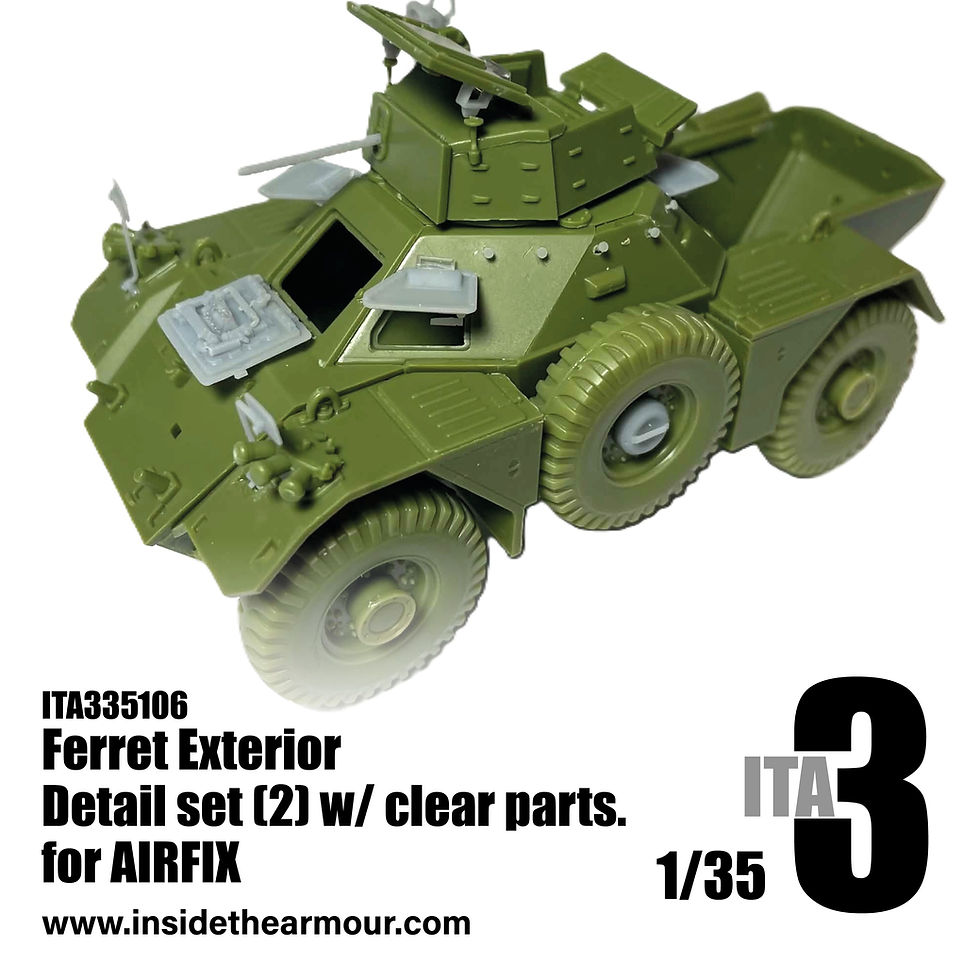 Thumbnail: ITA335106 1/35 Ferret Exterior Pt2, with clear parts (for Airfix)