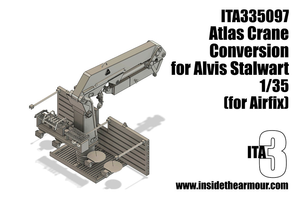 Thumbnail: ITA335097 1/35 Atlas Crane Conversion for Alvis Stalwart (for Airfix)