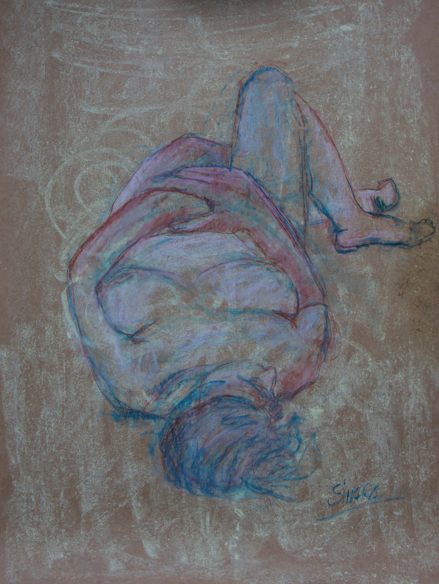 IN ABUNDANCE – Pastellkreide auf Papier, 76 × 54 cm