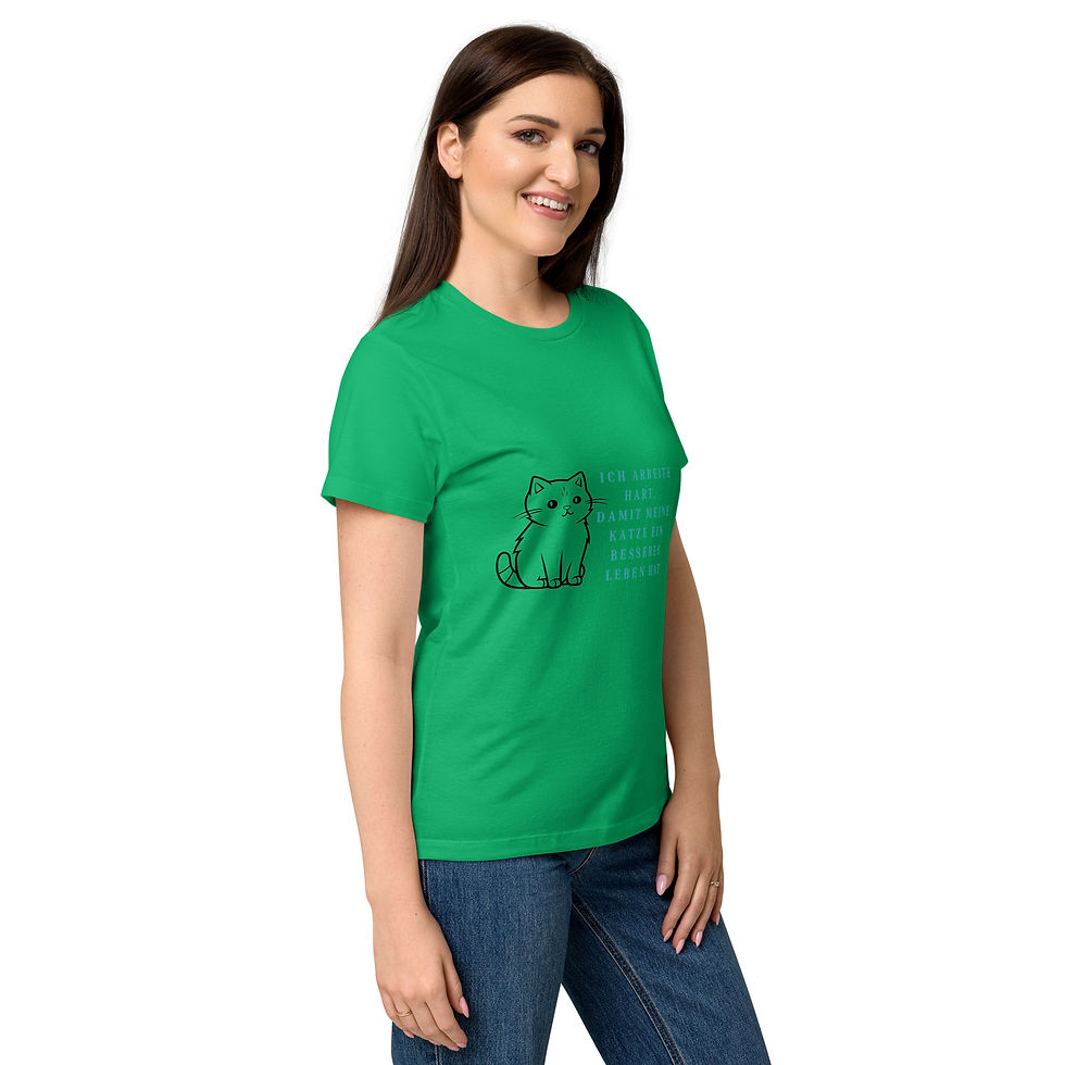 Miniaturbild: Basic Softstyle T-Shirt für Damen Linie Quak dich nach vorne