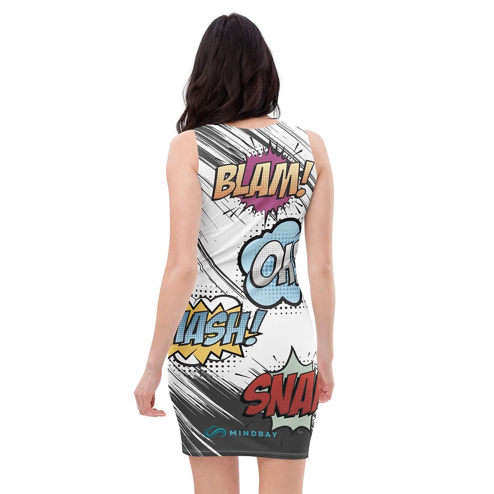 Miniaturbild: Bodycon-Kleid Linie Marvel Boom