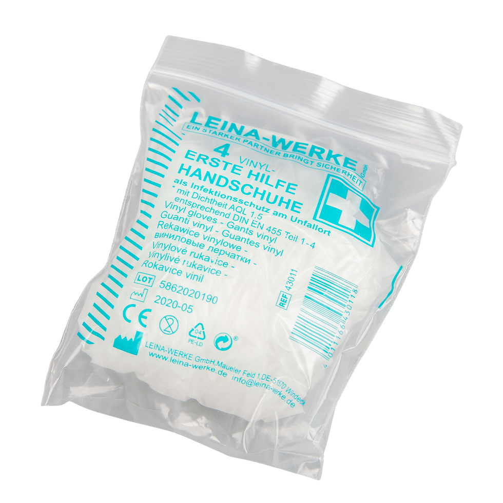 EH – Einweghandschuhe Vinyl (4 Stück/Pkg.)