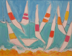 Busy Beach by Lynn Sites