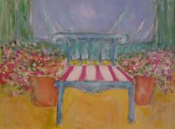 Beach Bench by Lynn Sites