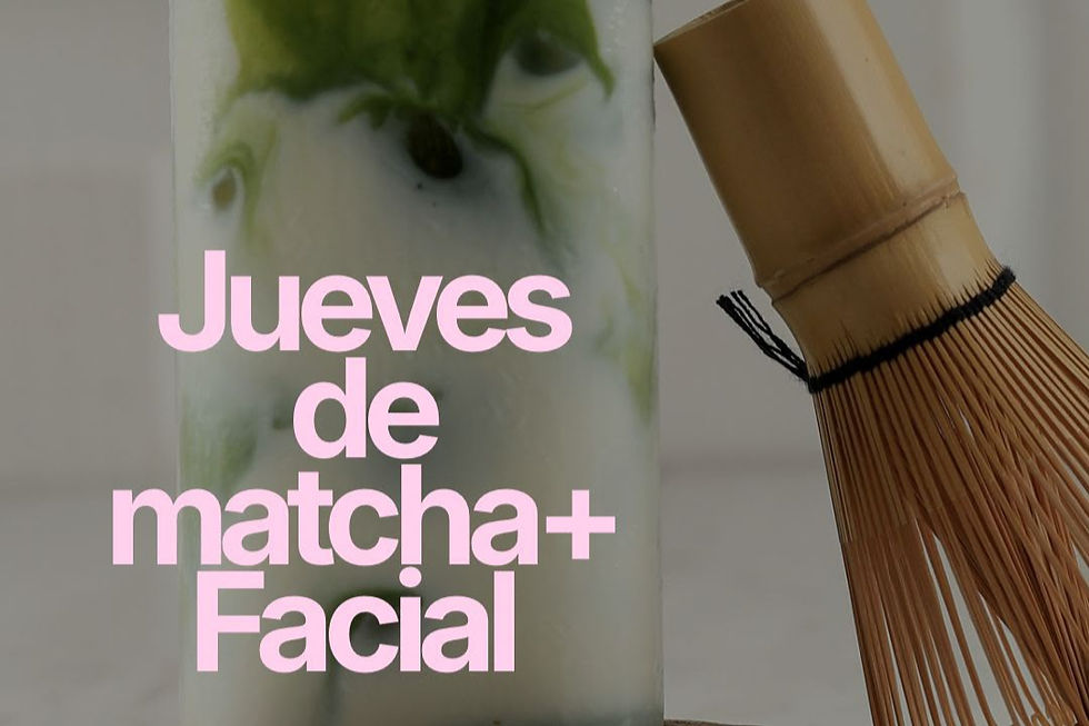 Thursday Facial + Matcha