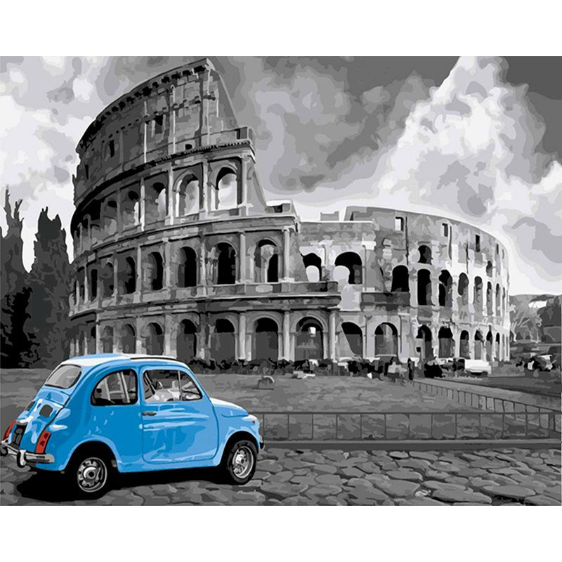 Thumbnail: Italy Paint By Numbers Rome DIY Digital Painting By Number Modern Wall Art Canva