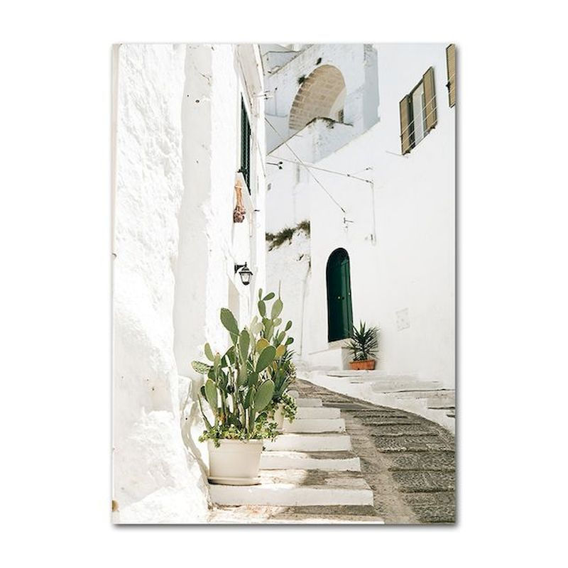 Thumbnail: GATYZTORY DIY Painting By Numbers HandPainted Oil Painting Town Landscape Pictur