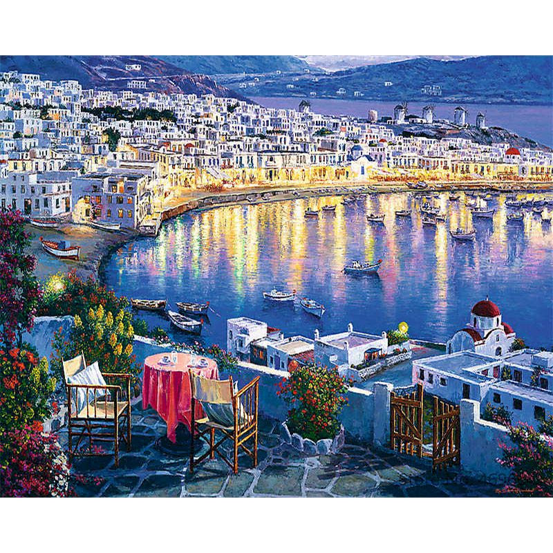 Thumbnail: Italy Paint By Numbers Rome DIY Digital Painting By Number Modern Wall Art Canva