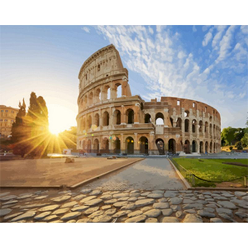 Thumbnail: Italy Paint By Numbers Rome DIY Digital Painting By Number Modern Wall Art Canva