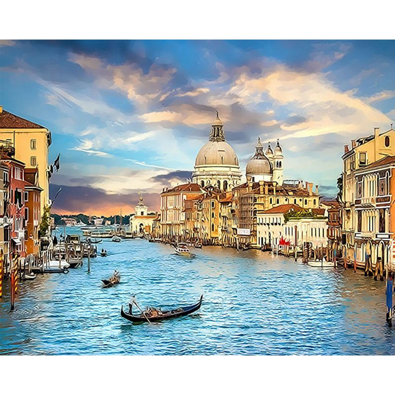 Thumbnail: Italy Paint By Numbers Rome DIY Digital Painting By Number Modern Wall Art Canva