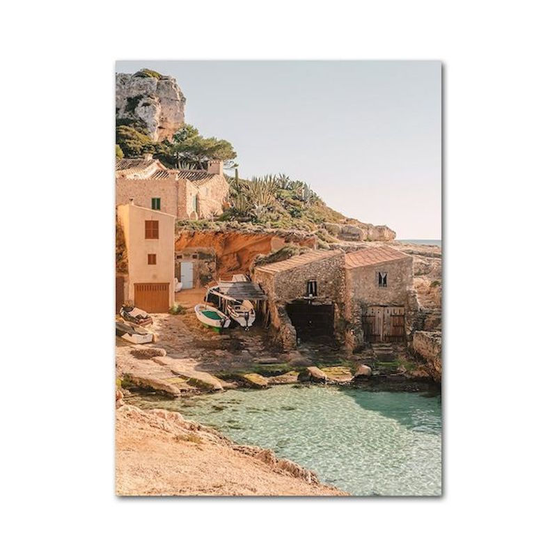 Thumbnail: GATYZTORY DIY Painting By Numbers HandPainted Oil Painting Town Landscape Pictur