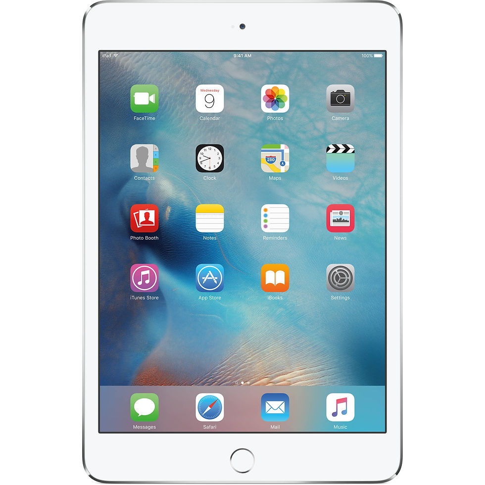 Apple iPad mini 4 (16GB, Wi-Fi, Silver) MK6K2LL/A