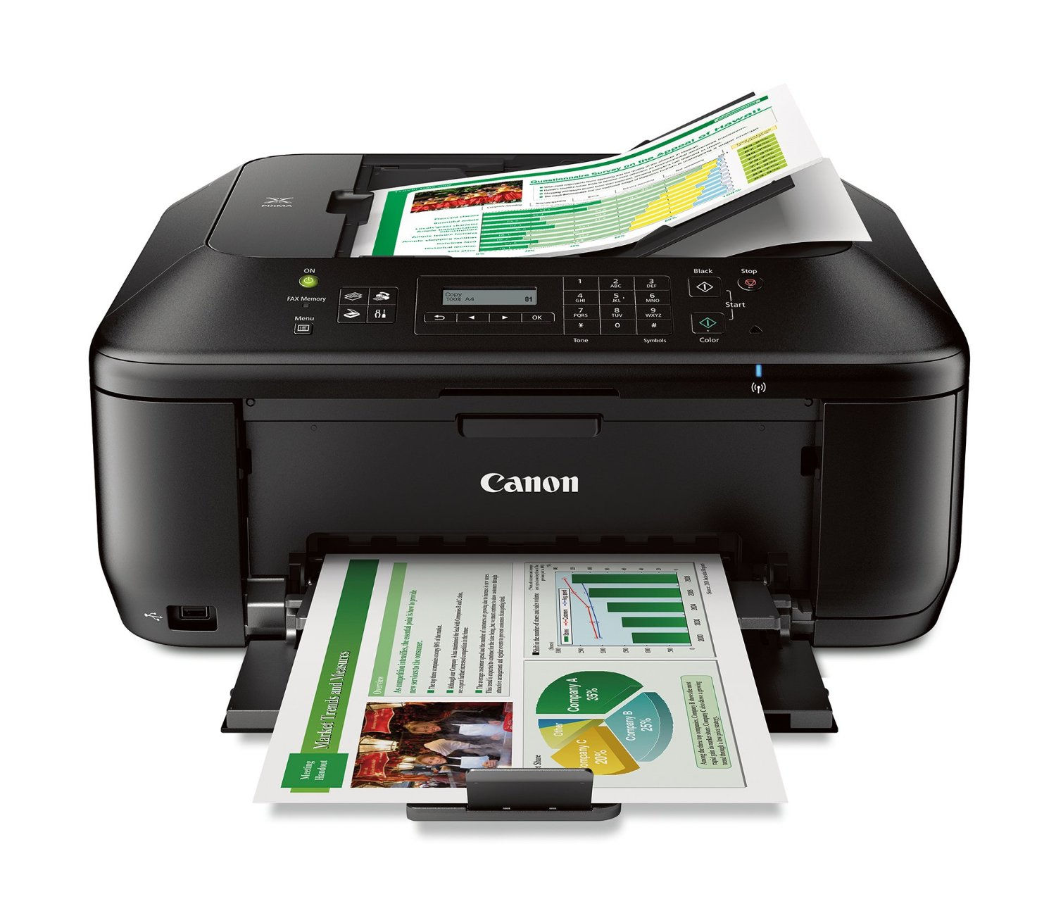 Canon Office Products MX532 Wireless Office All-In-One Printer