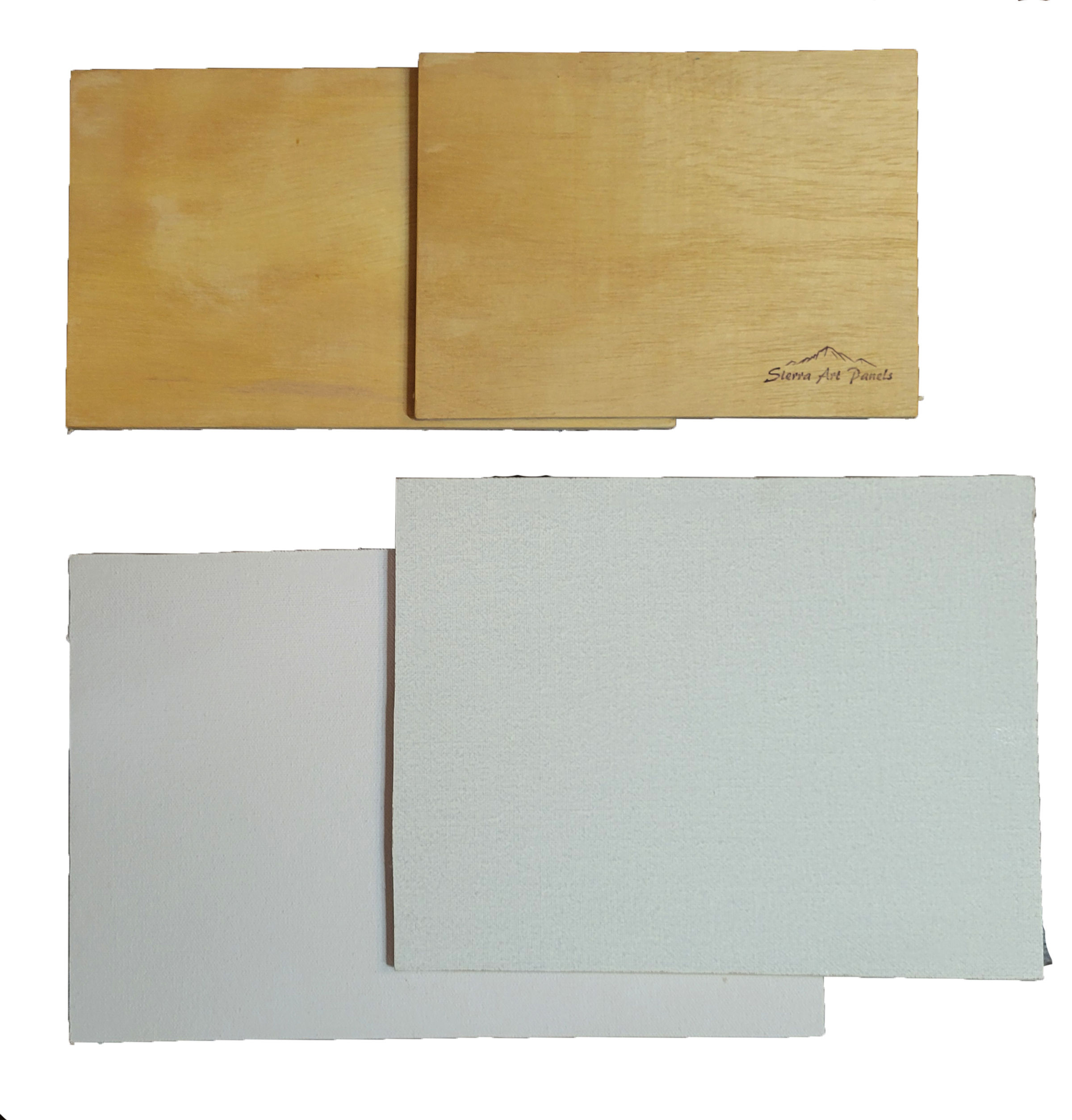 Four Alpine Studio and Plein Air Panels