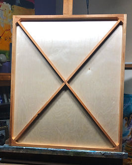 cradled wood art painting panel