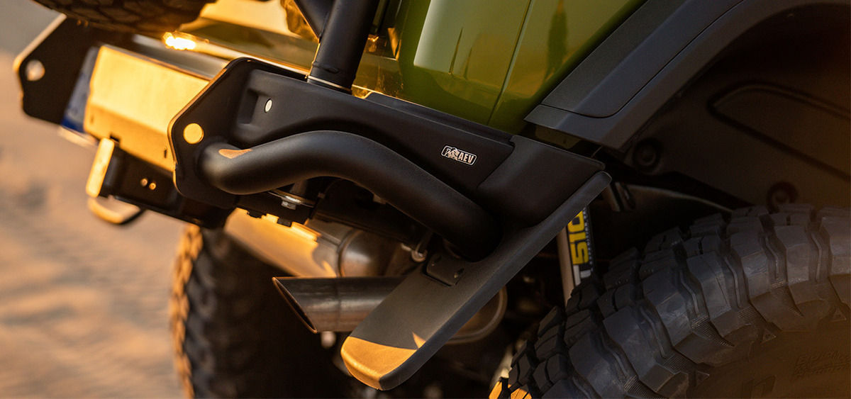 AEV JL Rear Bar Splash Guards - High Fender