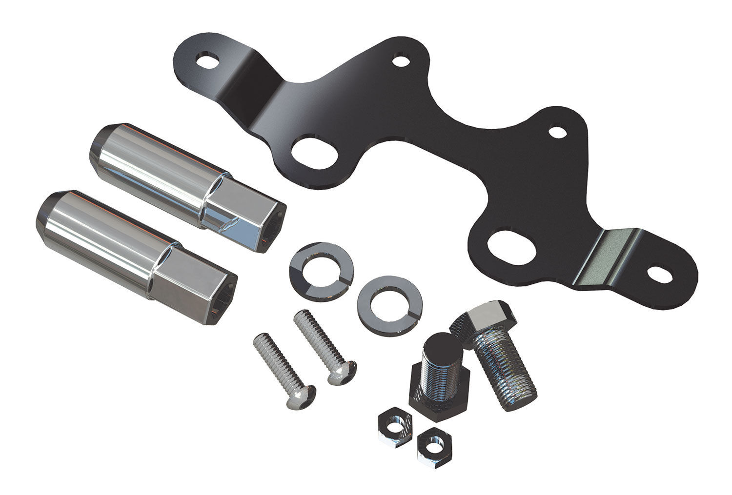 JK Alpha License Plate & 3RD Brake Light Mount Kit