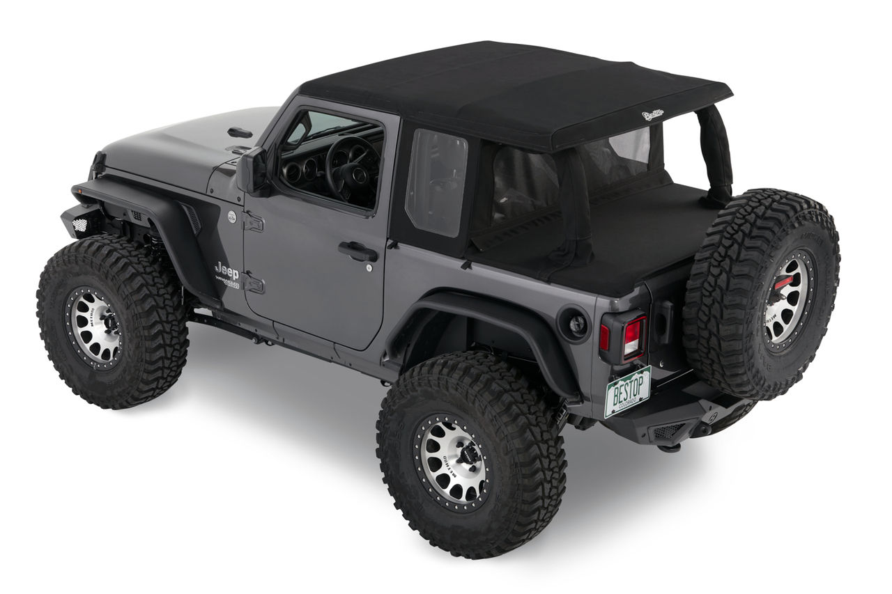 JL Halftop Conversion Kit 2d Black Twill