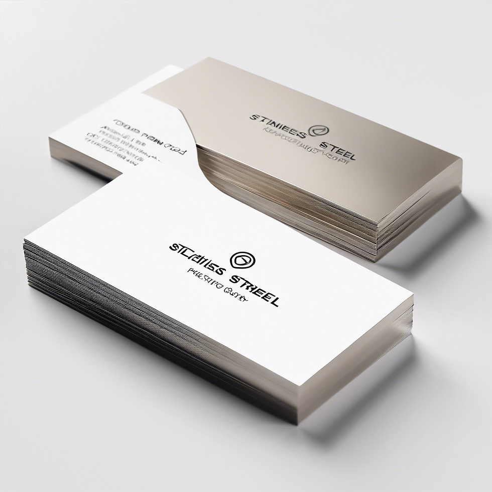 Stainless Steel Business Cards
