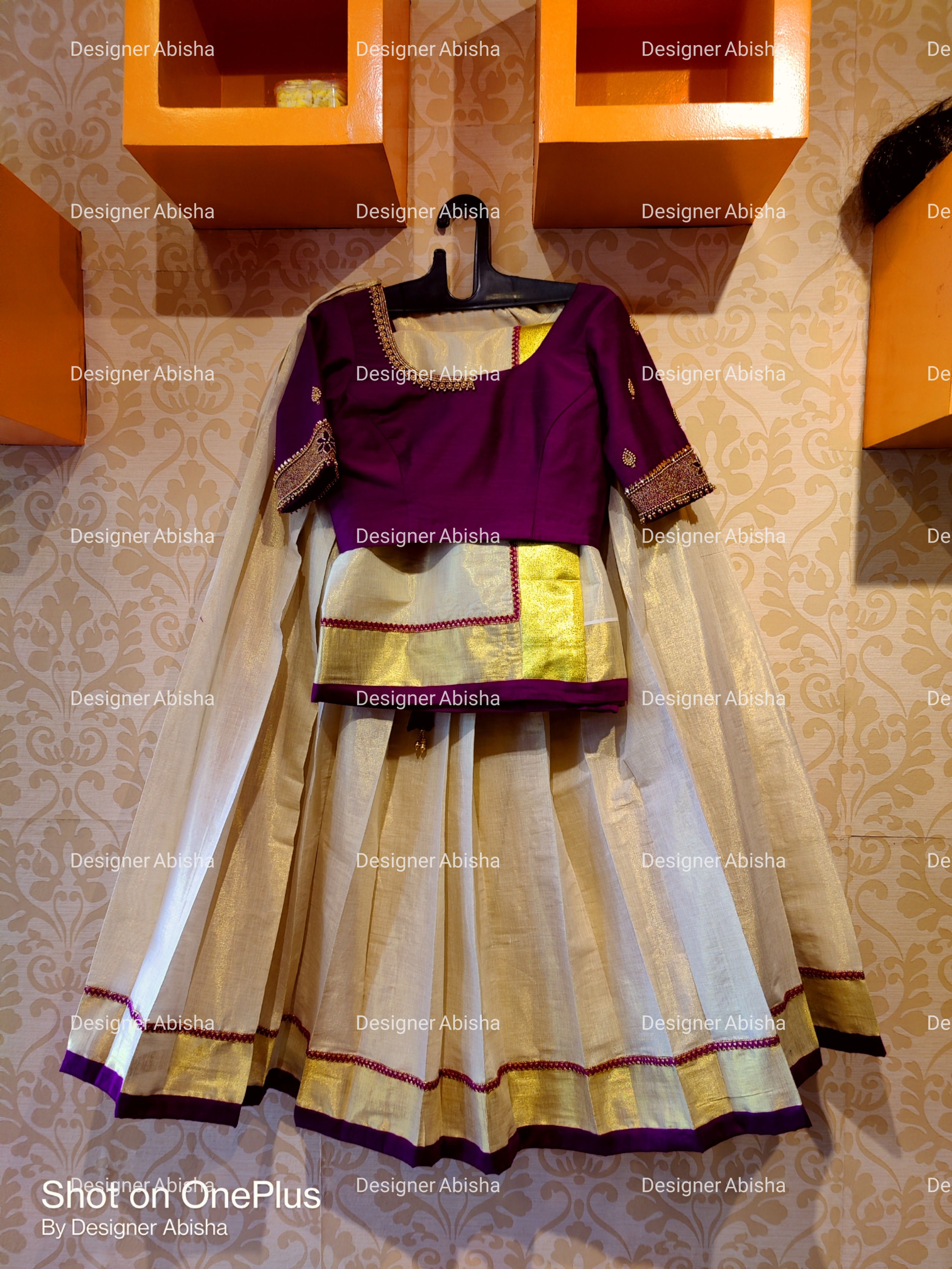 H0025 HALF SAREE SET