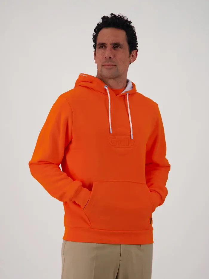 Hoodie Gulf - Logo Embossed - Orange