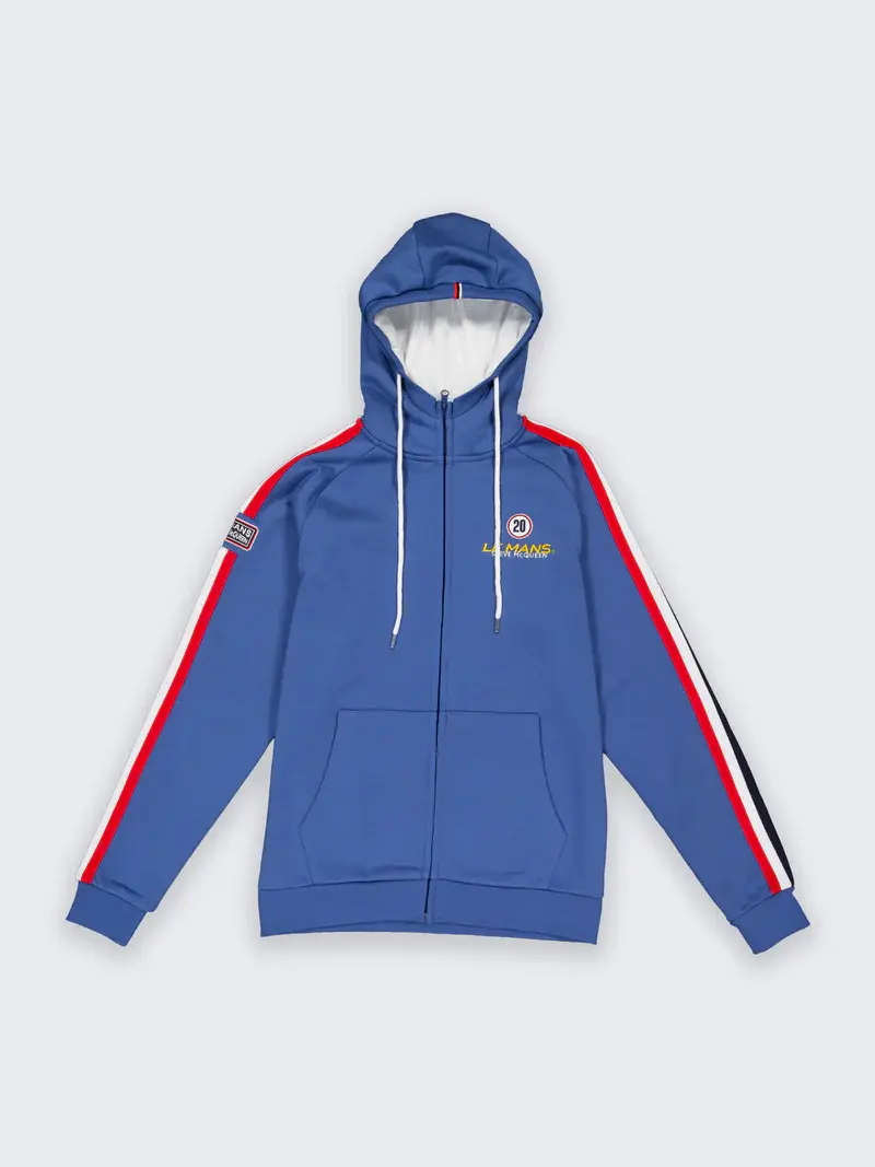 Miniature : Hoodie Full Zip Steve McQueen x Le Mans - Racing Evo - Océan