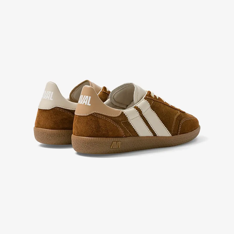 Miniature : Sneakers asymétriques en nubuck Caval - Pulse - Mocha Cream