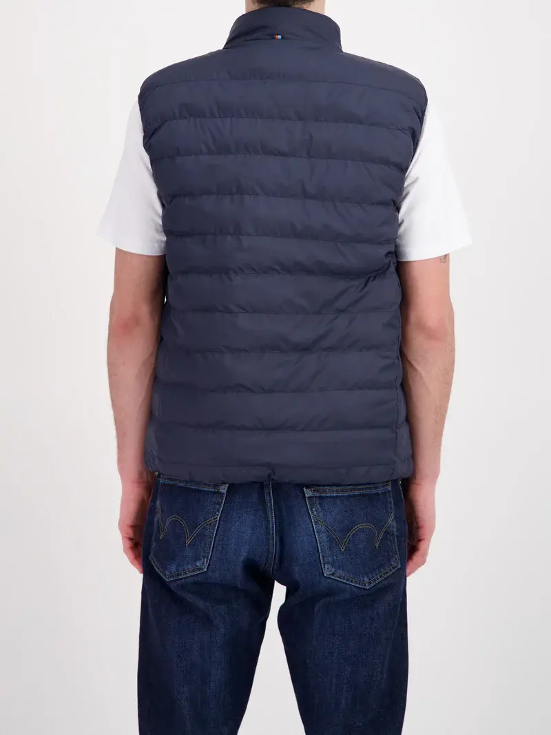 Miniature : Bodywarmer Gulf - Reverso - Navy Blue / Light Blue