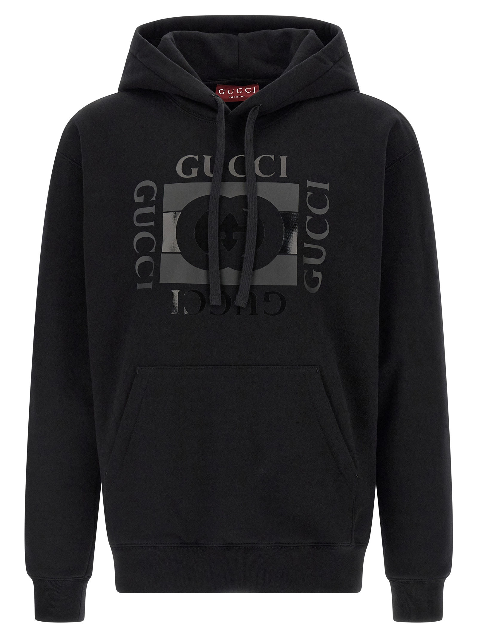 Black Cotton Sweatshirt