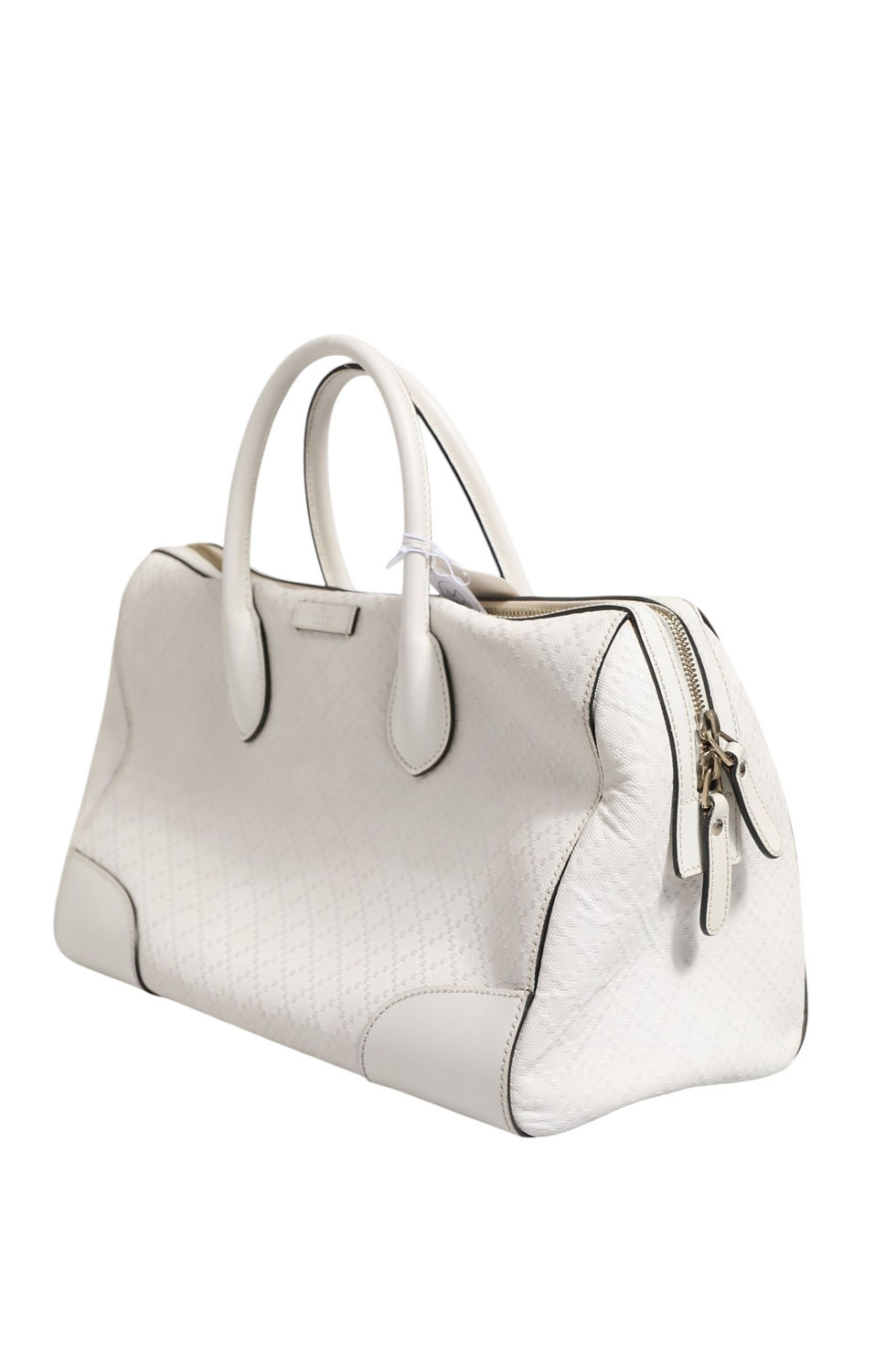 サムネイル： Medium Diamante Leather Boston Bag