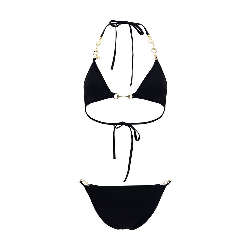 サムネイル： Black Polyamide Bikini