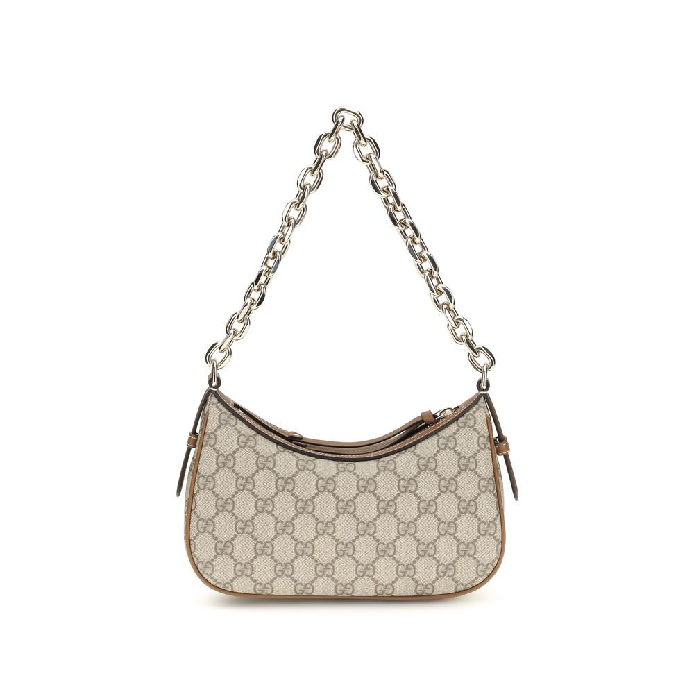 Beige Fabric Handbag