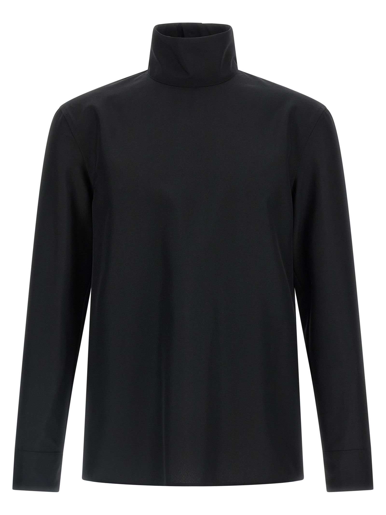 Black Polyester Blouse