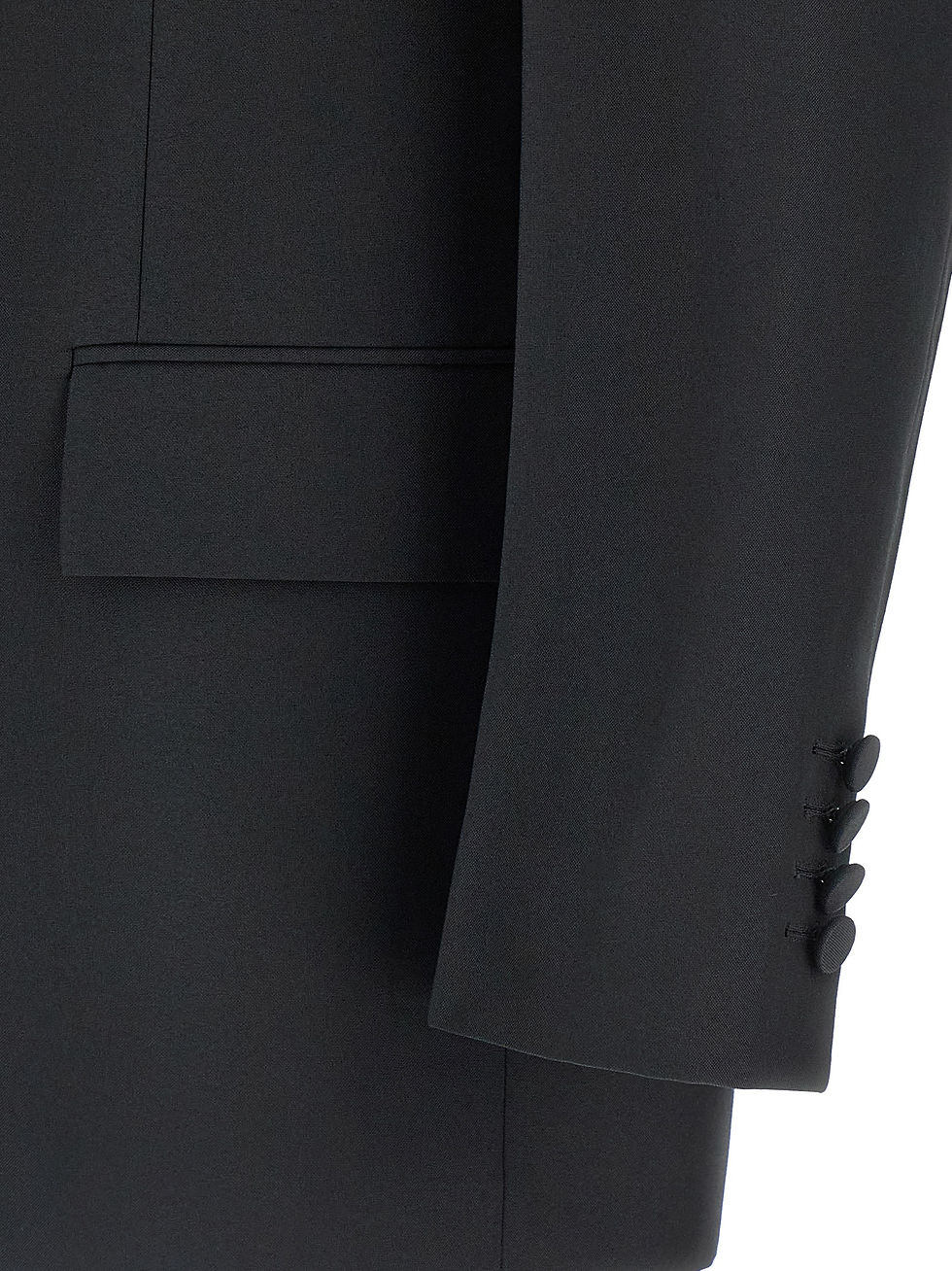 サムネイル： Black Polyester Blazer