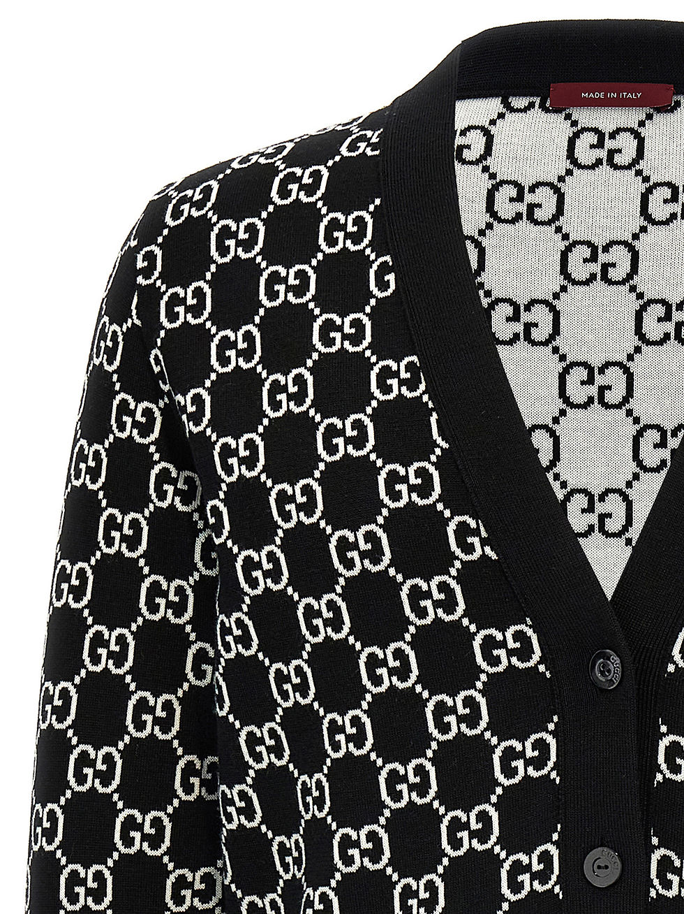 サムネイル： Bicolor Wool Cardigan