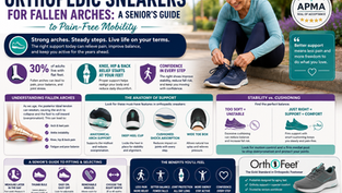 Orthopedic Sneakers for Fallen Arches: A Senior’s Guide to Pain-Free Mobility