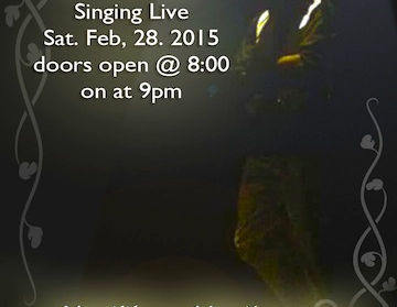 Seb brown standing spot light on show flyer